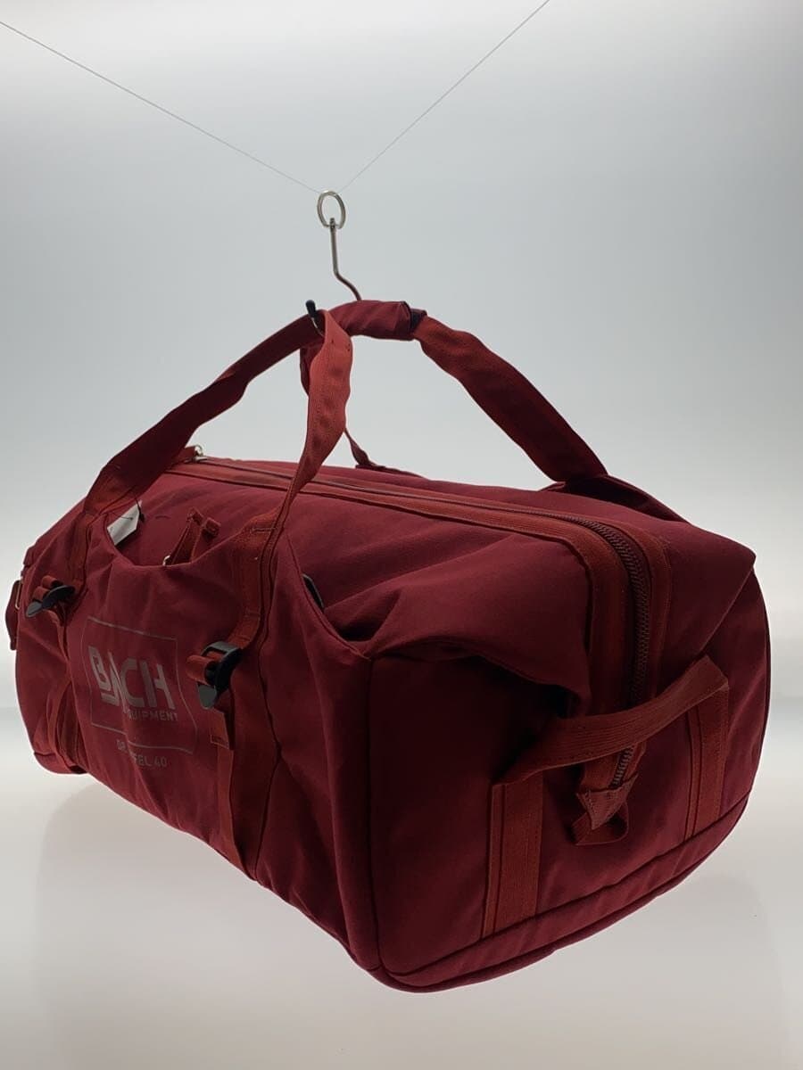 BACH Boston Bag Nylon RED Solid Color 2