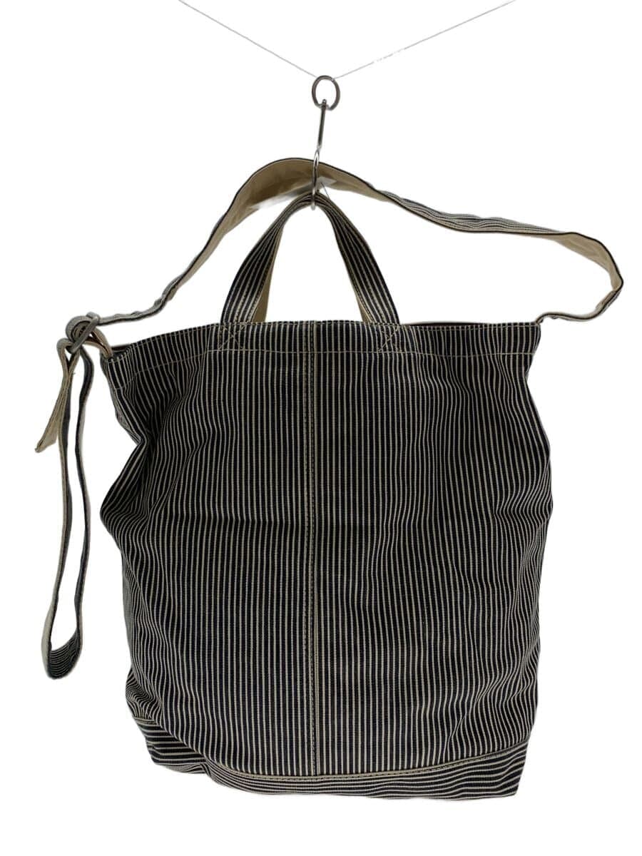 PORTER tote bag -- NVY stripe