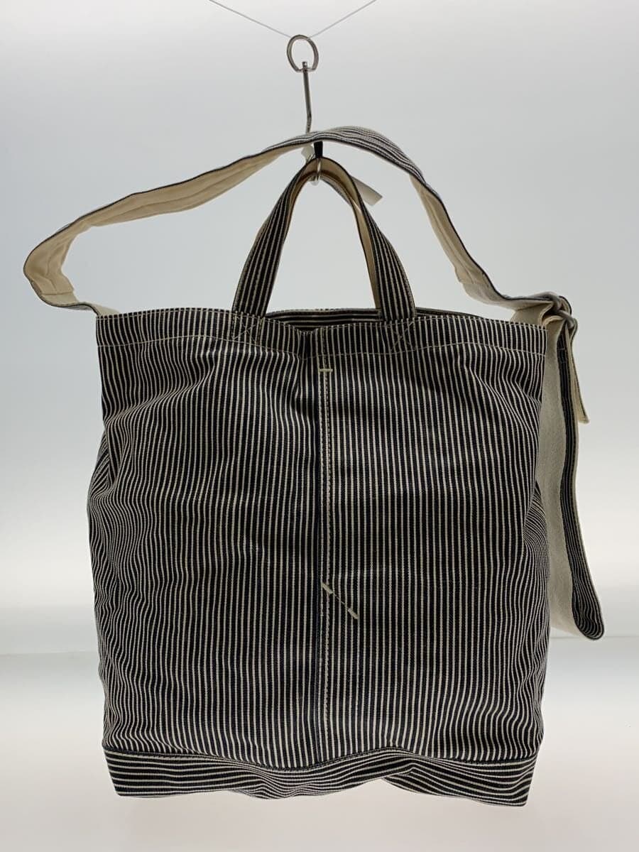 PORTER tote bag -- NVY stripe 3
