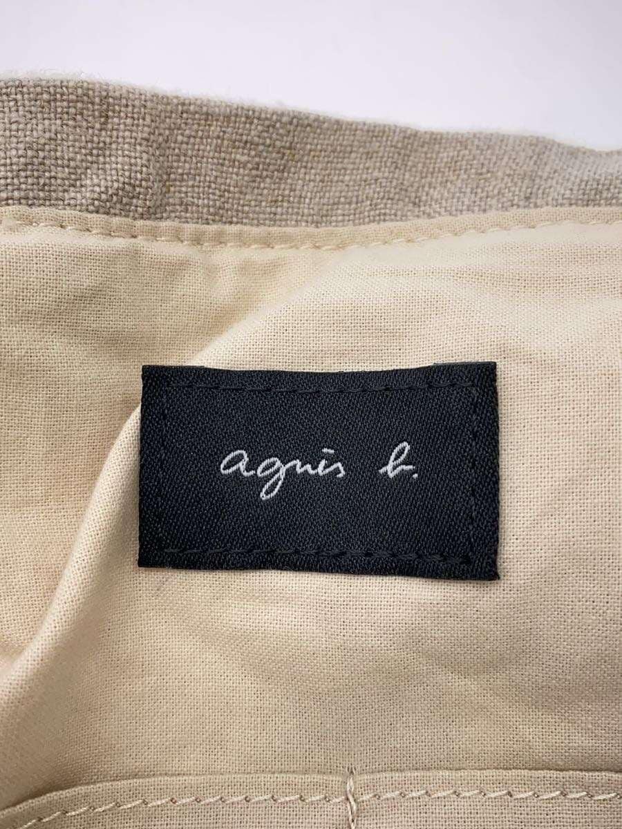 agnes b. tote bag linen GRY 5