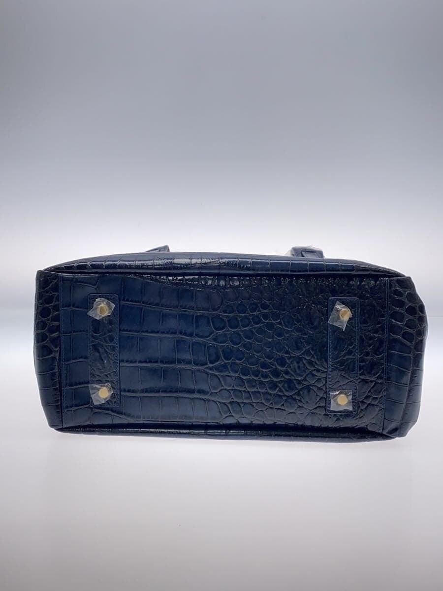 LEATHER JEWELS Handbag -- NVY 4