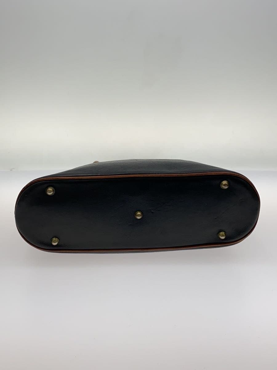 Pollini Bag Leather BLK Solid 4