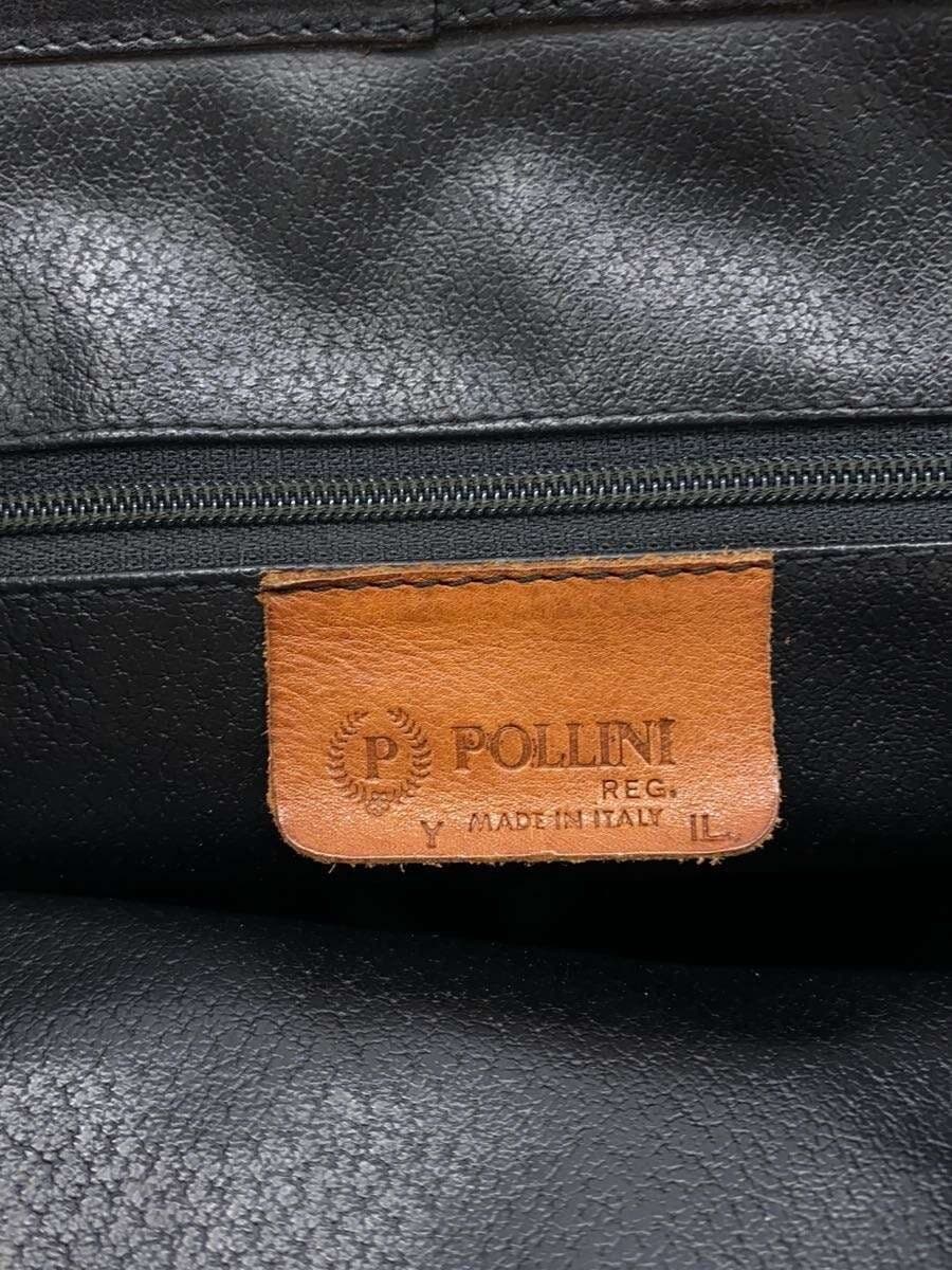 Pollini Bag Leather BLK Solid 5
