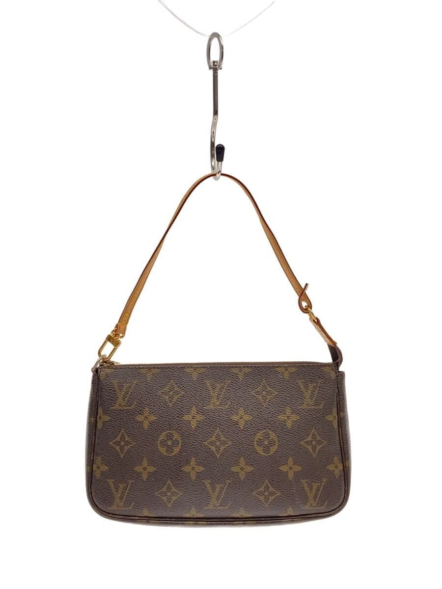 LOUIS VUITTON1)Pochette Accessoires_Monogram Canvas PVC BRW Monogram