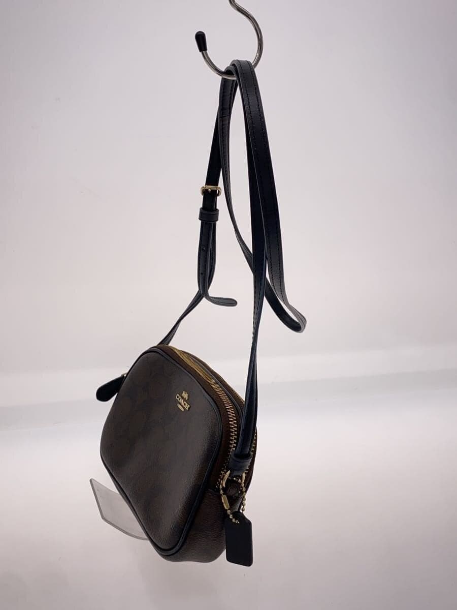 COACH Shoulder Bag Leather BRW All Over Pattern F77996 2