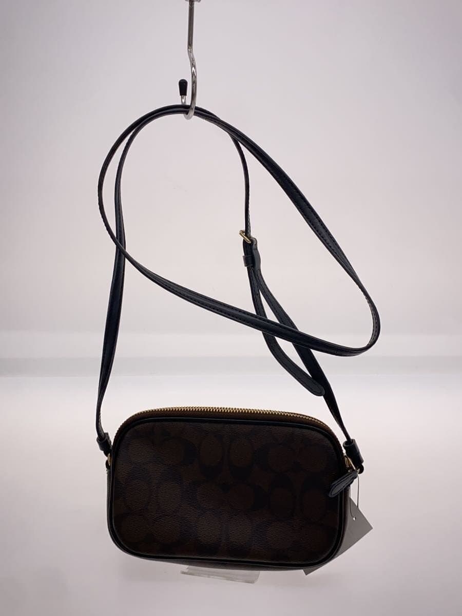 COACH Shoulder Bag Leather BRW All Over Pattern F77996 3
