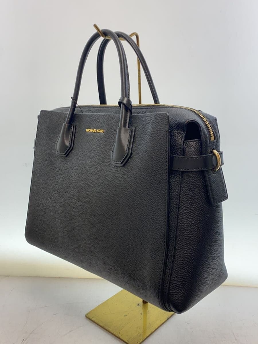 MICHEL KLEIN Handbag Leather BLK Solid 30S9GM9S3L 2