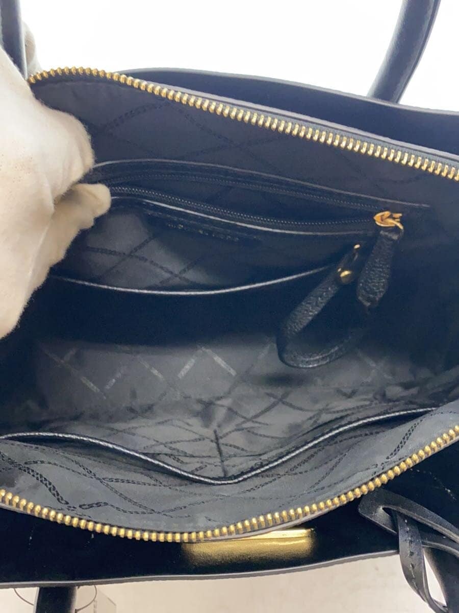 MICHEL KLEIN Handbag Leather BLK Solid 30S9GM9S3L 6