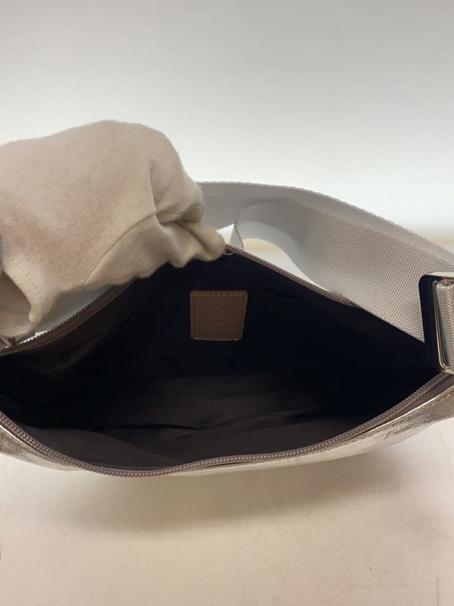 russet Shoulder Bag Cowhide SLV Solid CE-1470-WEB 6