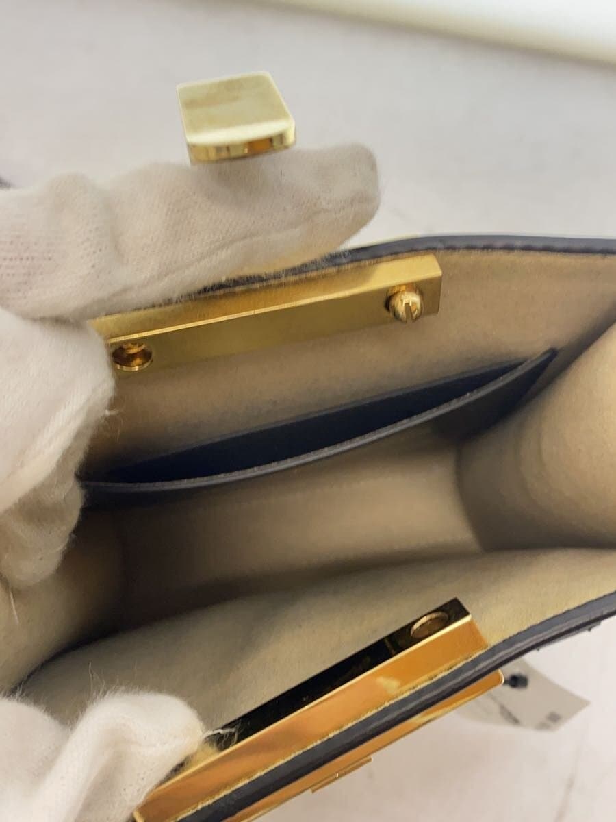 ZANCHETTI Shoulder Bag Leather BLK Solid 6