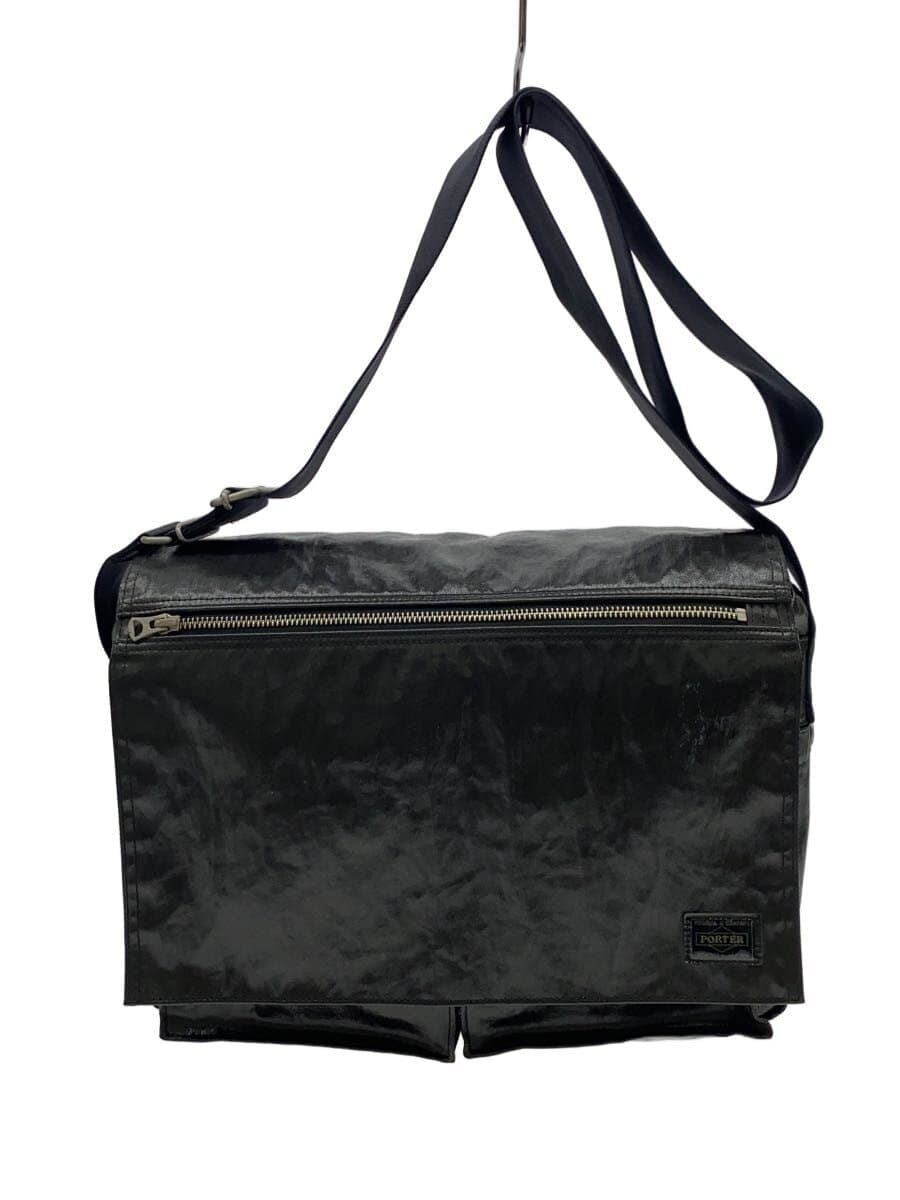 PORTER Shoulder Bag Nylon Black Solid Color