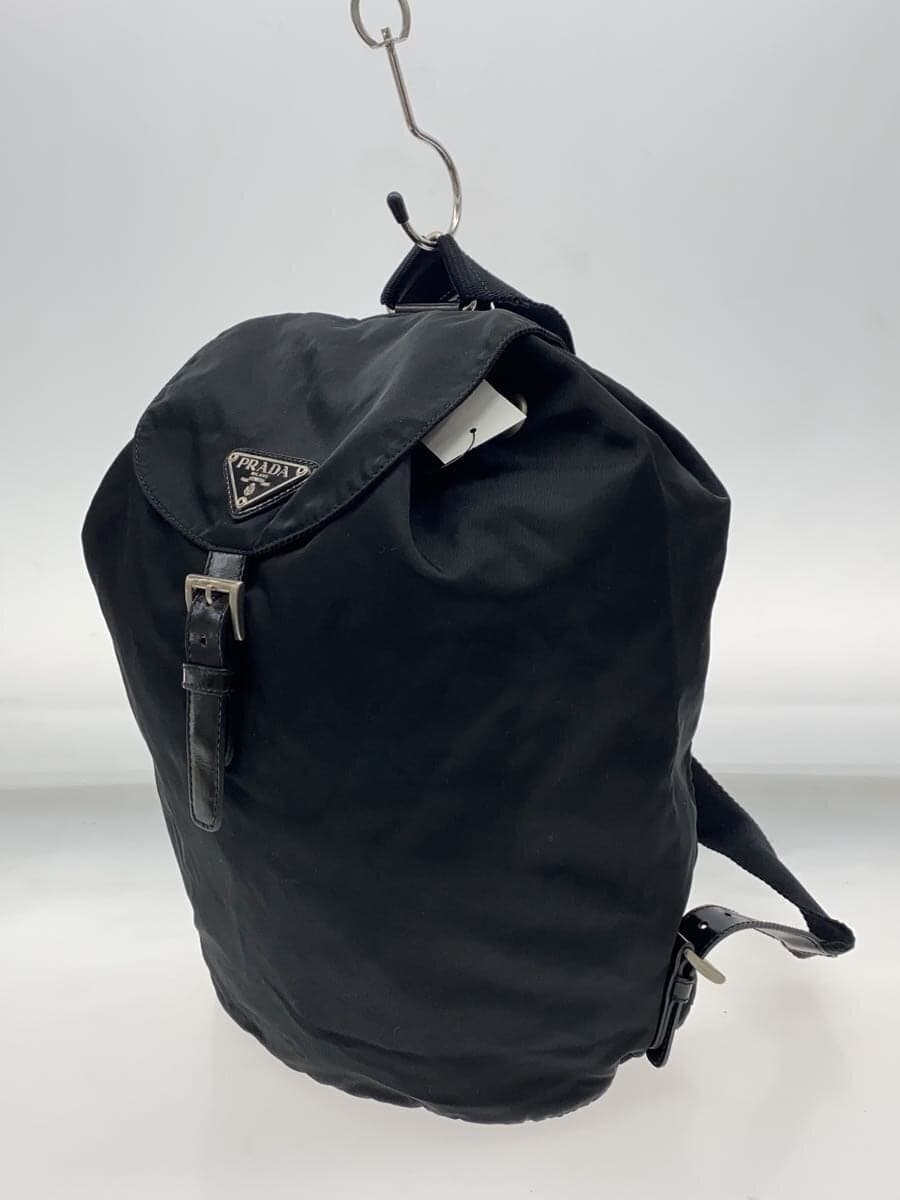 PRADA Backpack Nylon Black 2