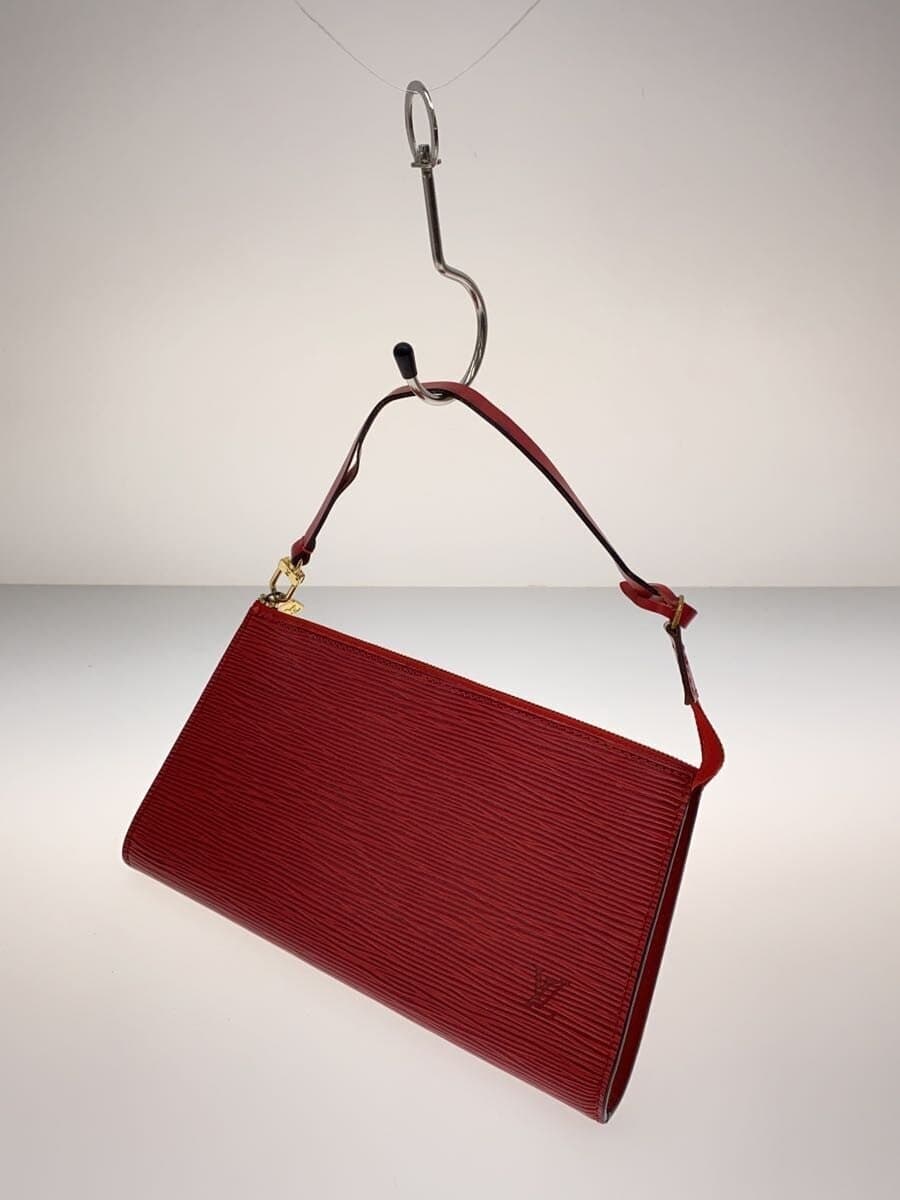 LOUIS VUITTON Pochette Accessoires_Epi Leather RED M52947 2