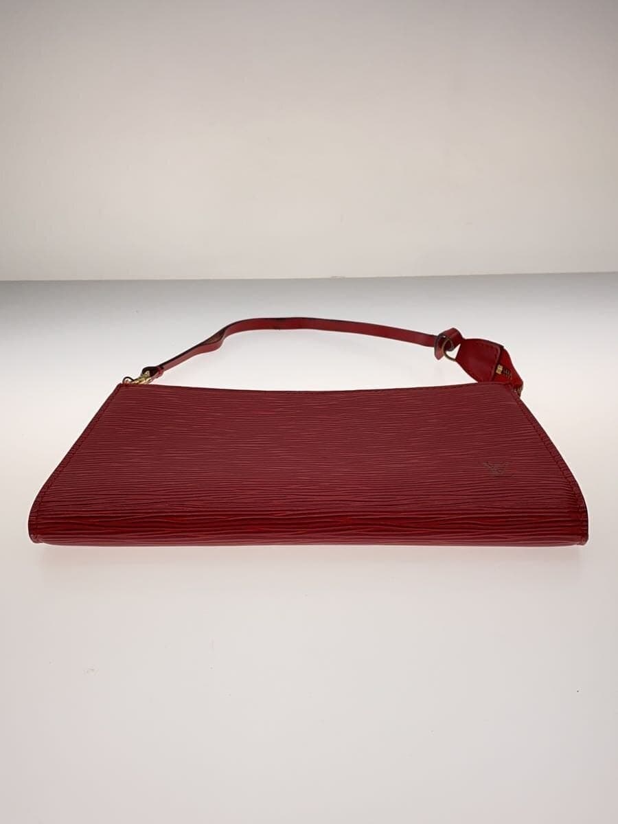 LOUIS VUITTON Pochette Accessoires_Epi Leather RED M52947 4