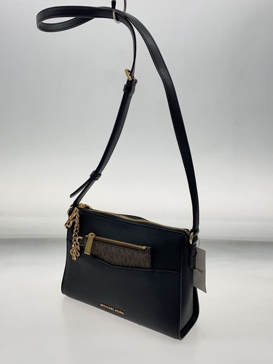 MICHAEL KORS Shoulder Bag PVC Black Solid Color 32H3G9KC1L 2