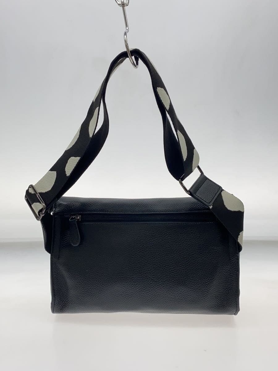 ear PAPILLONNER Shoulder Bag Leather BLK 10921 12a0003 3