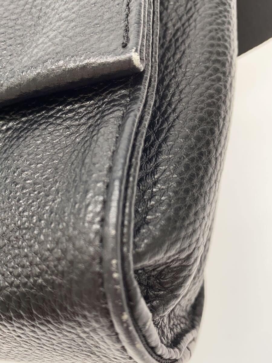 ear PAPILLONNER Shoulder Bag Leather BLK 10921 12a0003 7