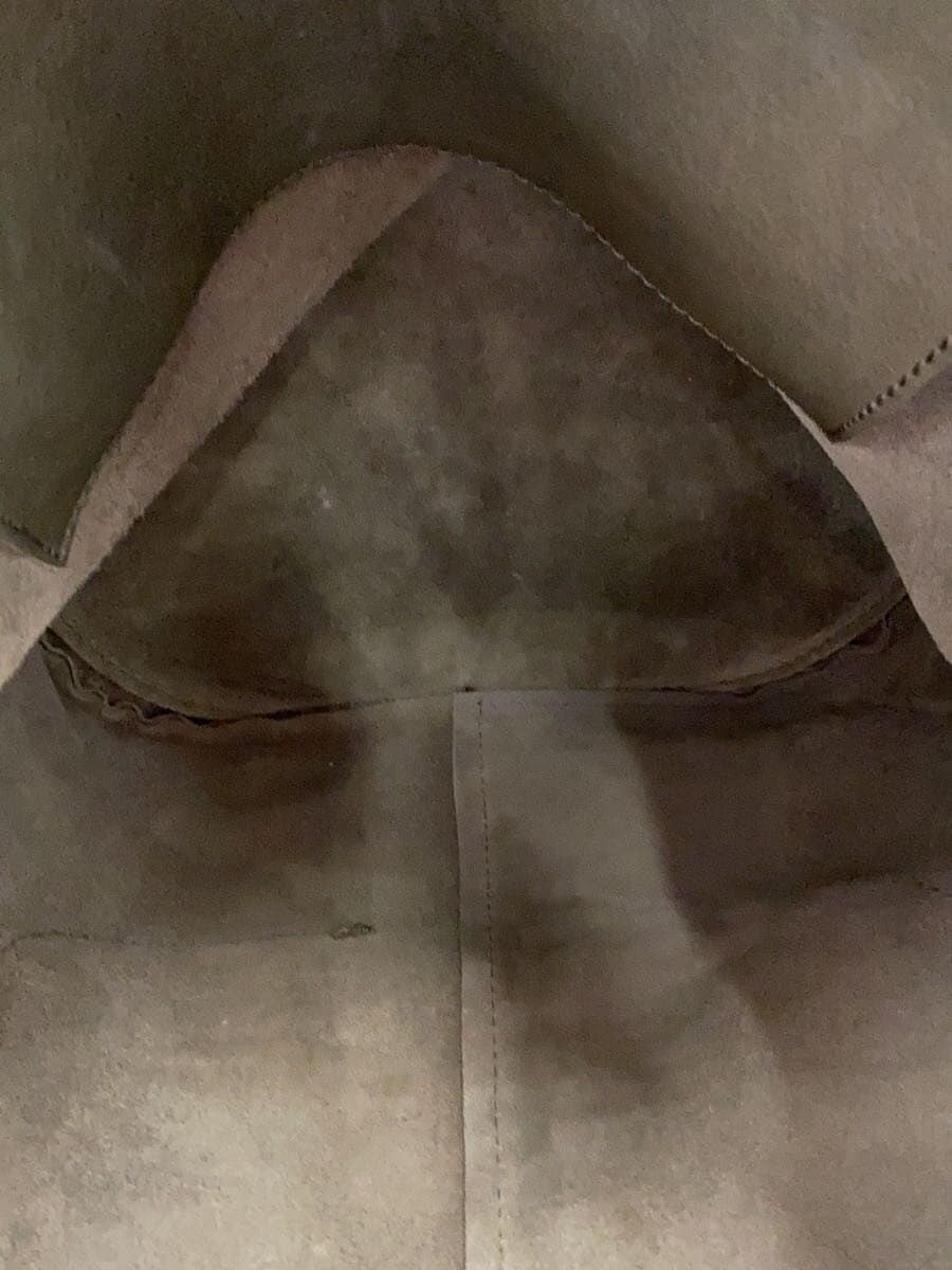 TOFF&LOADSTONE Tote Bag Leather BRW Solid Color 5