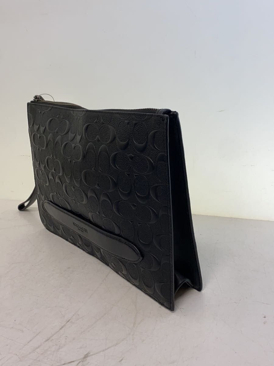 COACH Shoulder Bag Leather Black All-Over Print F75914 2