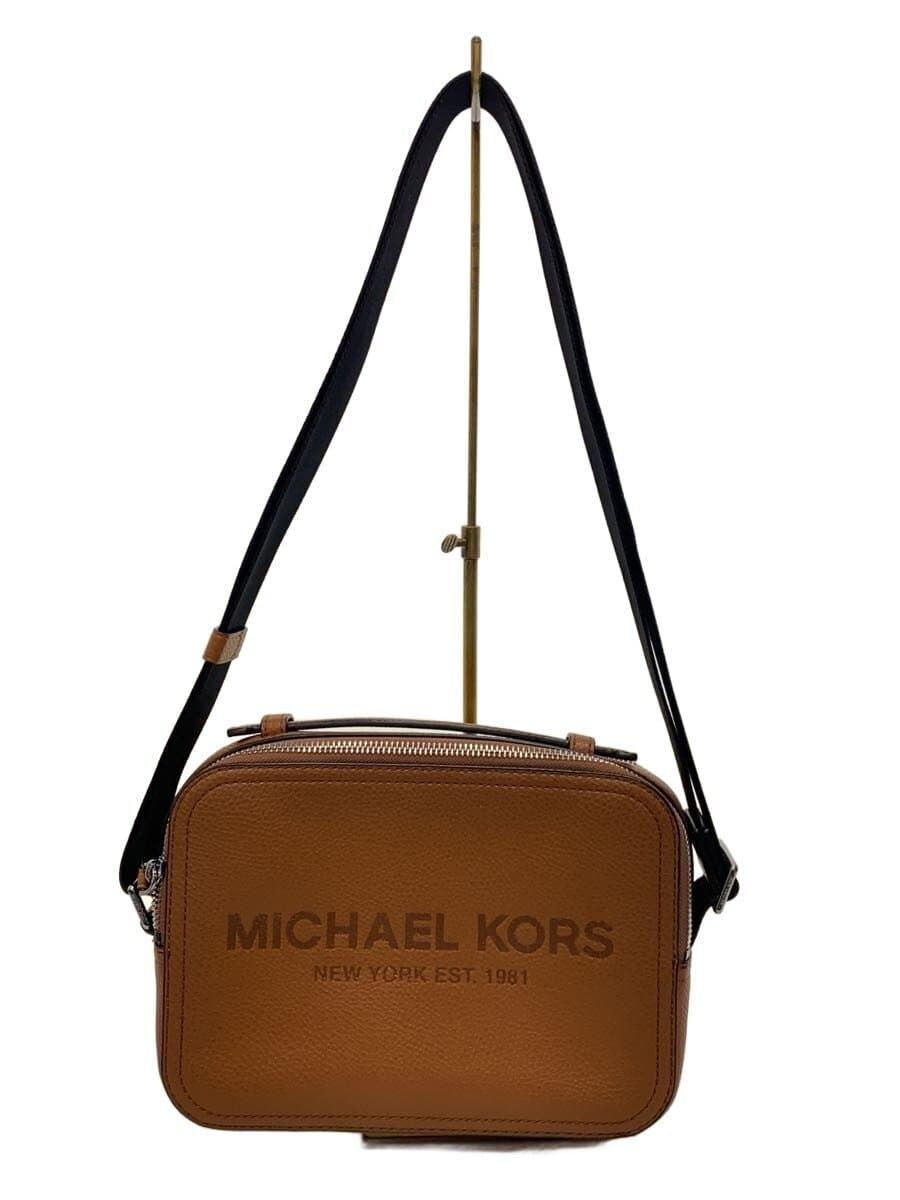 MICHAEL KORS Shoulder Bag Leather BRW 37F2LCOL6T 2-Way Map Bag