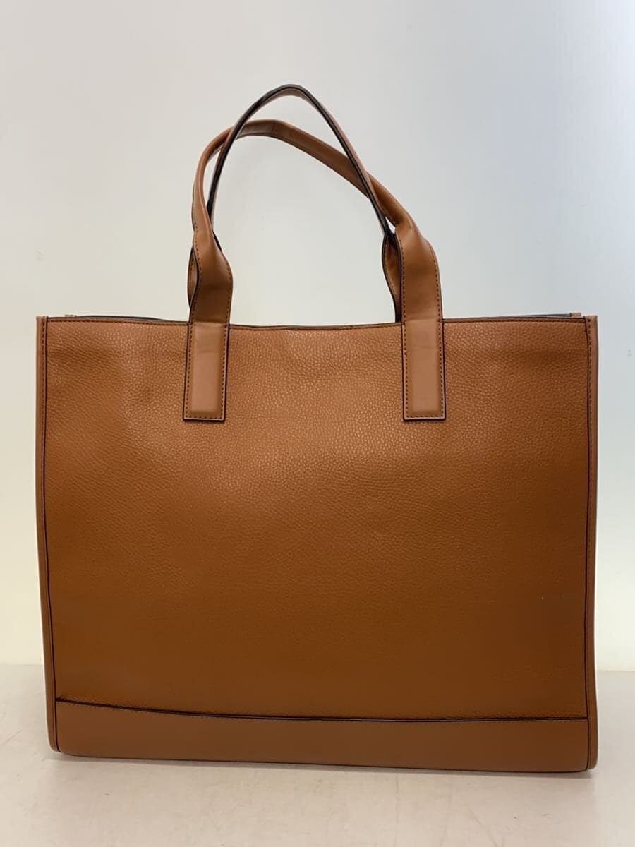 MICHAEL KORS Tote Bag Cowhide Leather BRW 37F2LCOT4L Logo Embossed 3