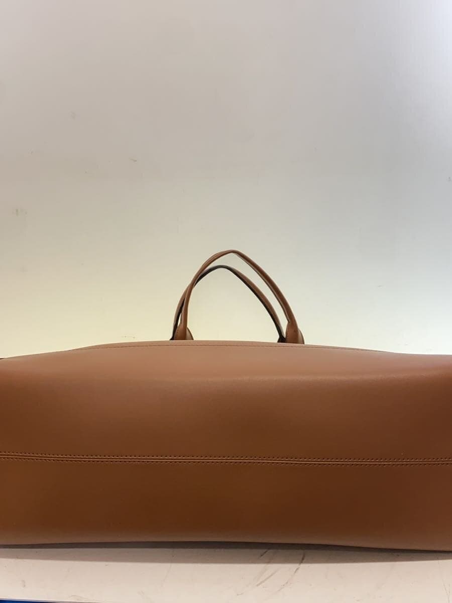 MICHAEL KORS Tote Bag Cowhide Leather BRW 37F2LCOT4L Logo Embossed 4