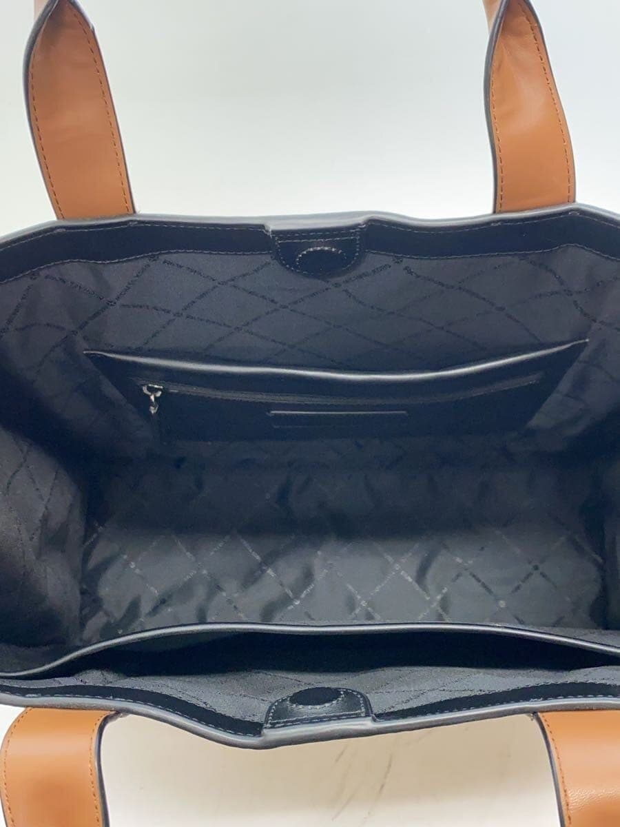 MICHAEL KORS Tote Bag Cowhide Leather BRW 37F2LCOT4L Logo Embossed 5