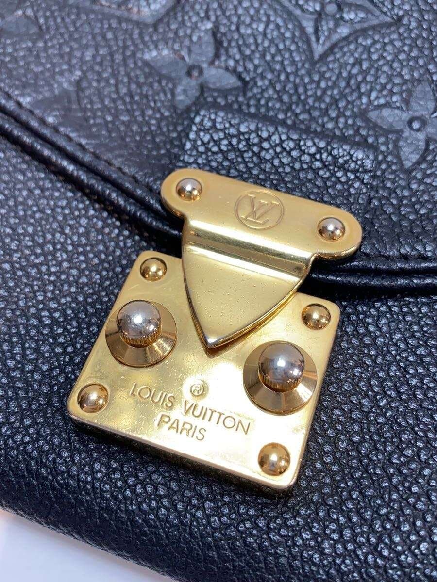 LOUIS VUITTON Pochette Saint Germain _Monogram Empreinte Leather BLK 5
