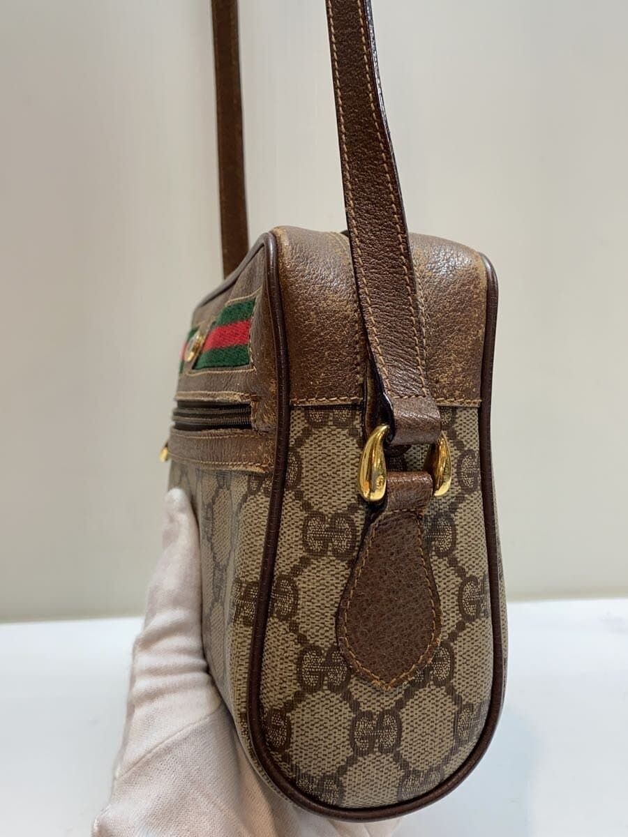 GUCCI Shoulder Bag_GG Plus PVC BRW 2