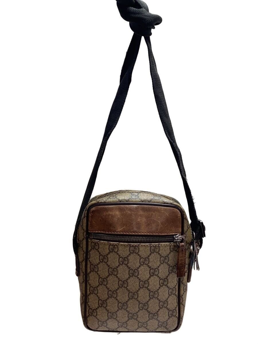 GUCCI Shoulder Bag_GG Supreme PVC BEG All Over Pattern