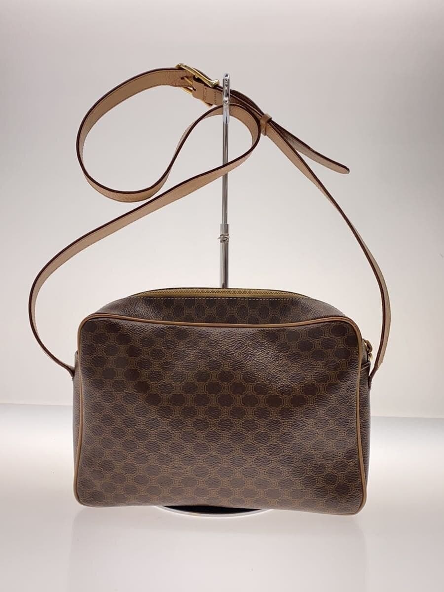 CELINEMacadam pattern Shoulder bag PVC BRW 3