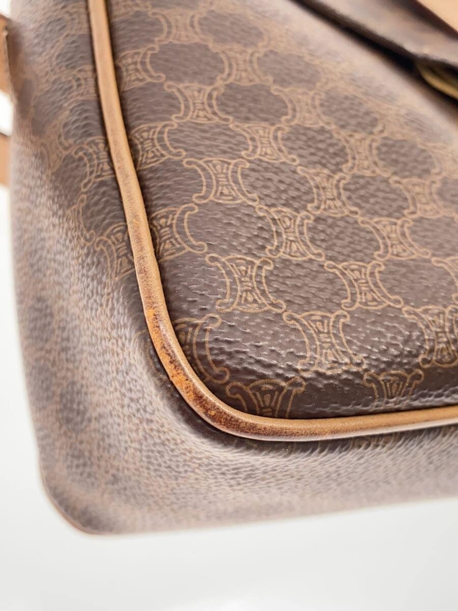 CELINEMacadam pattern Shoulder bag PVC BRW 8