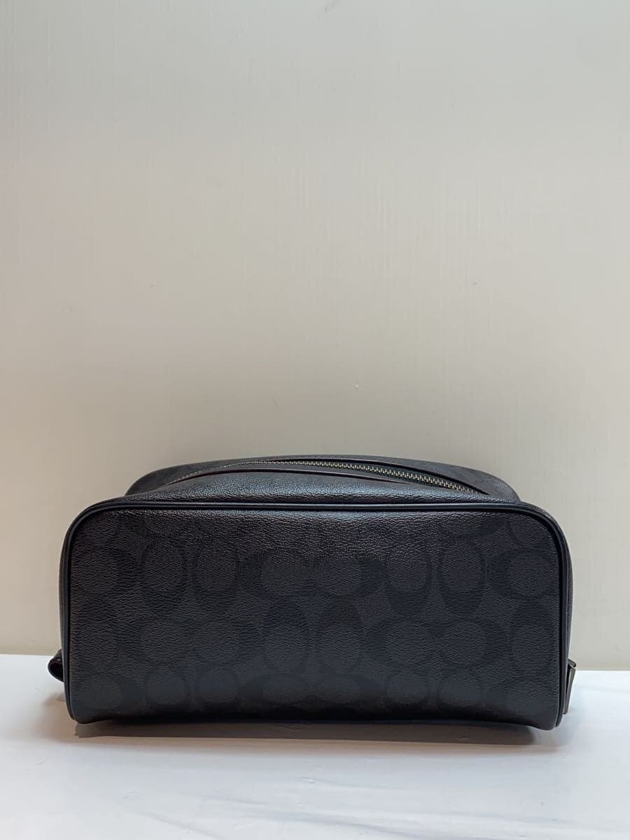 COACH Signature Second Bag PVC BLK All Over Pattern F39764 3