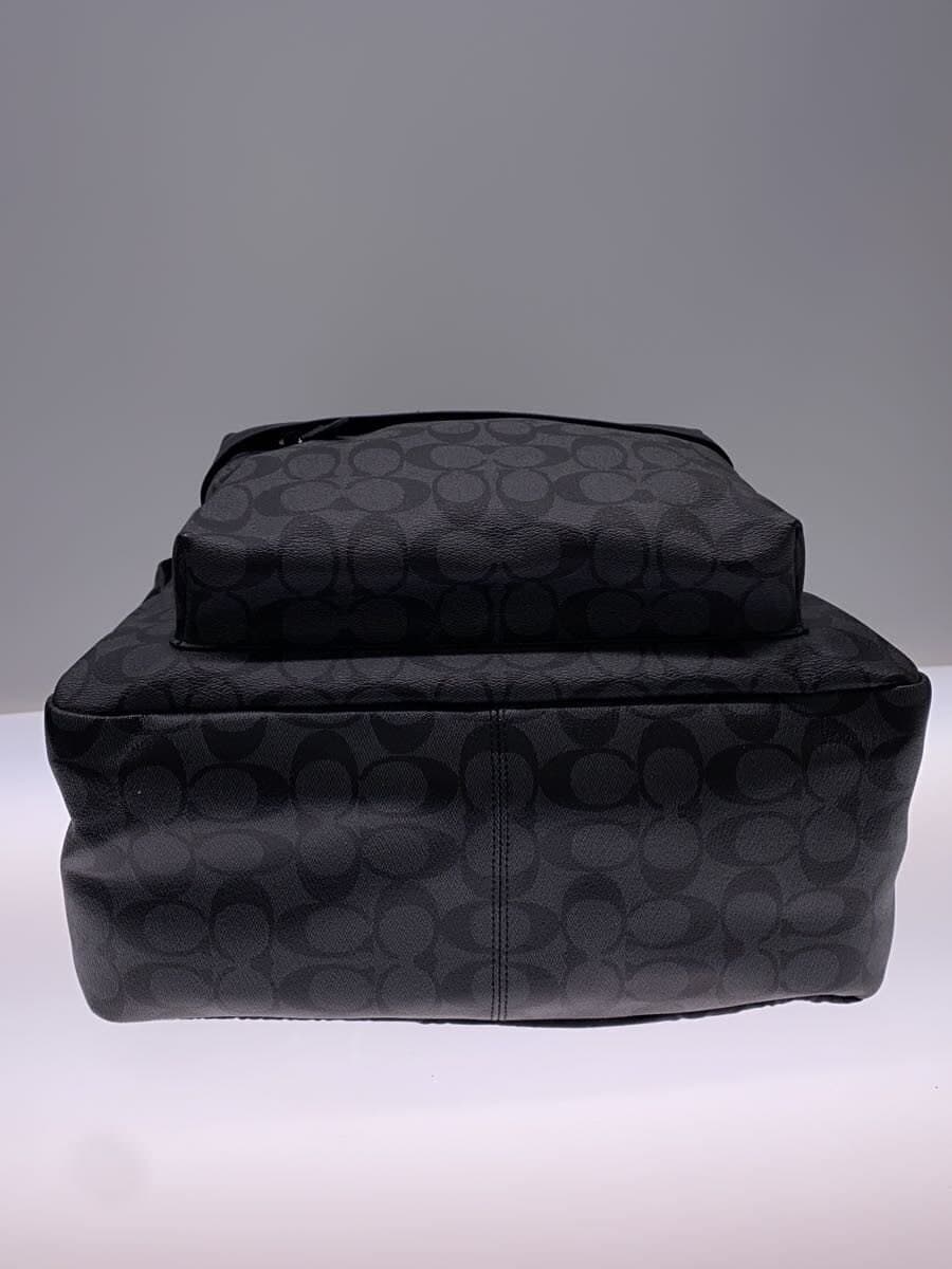 COACH Backpack PVC BLK All-over pattern F71973 4