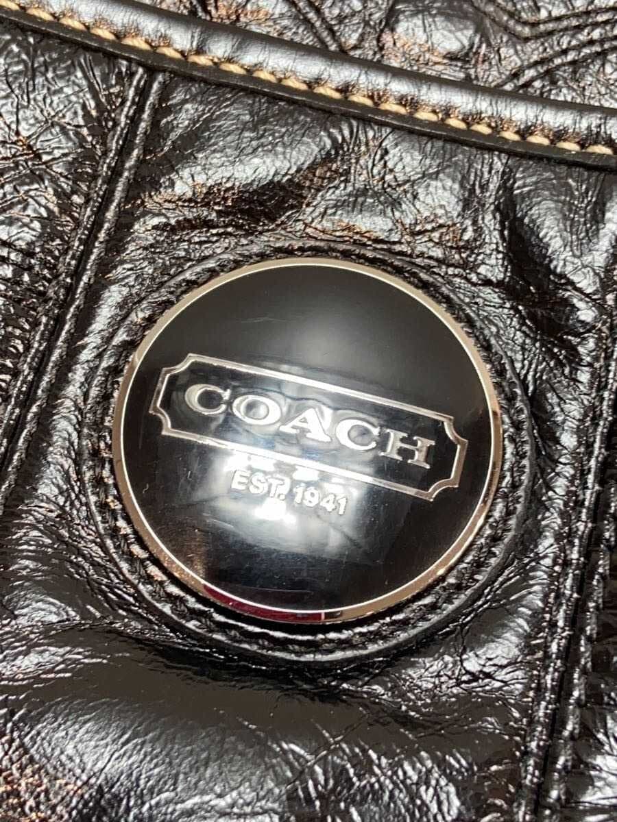 COACH Tote Bag BLK F18016 5