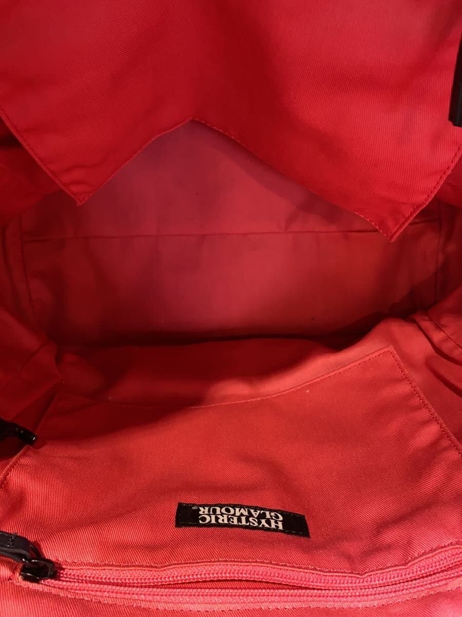 HYSTERIC GLAMOUR Tote Bag Canvas RED All Over Pattern 6