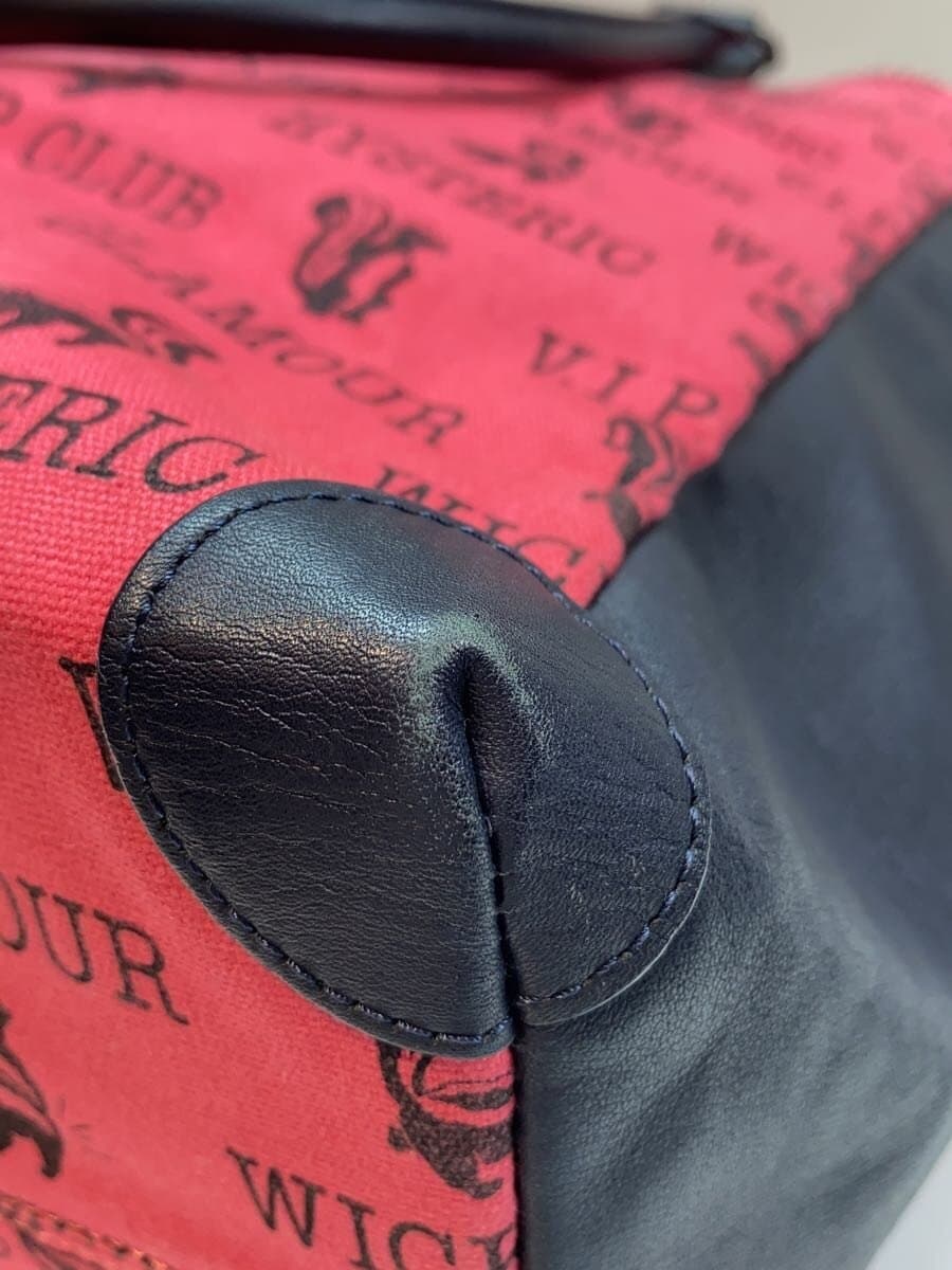 HYSTERIC GLAMOUR Tote Bag Canvas RED All Over Pattern 7