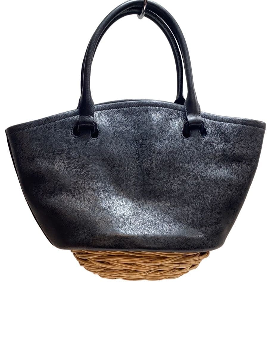 GENTEN Navona Ⅲ Basket Bag Cowhide BLK