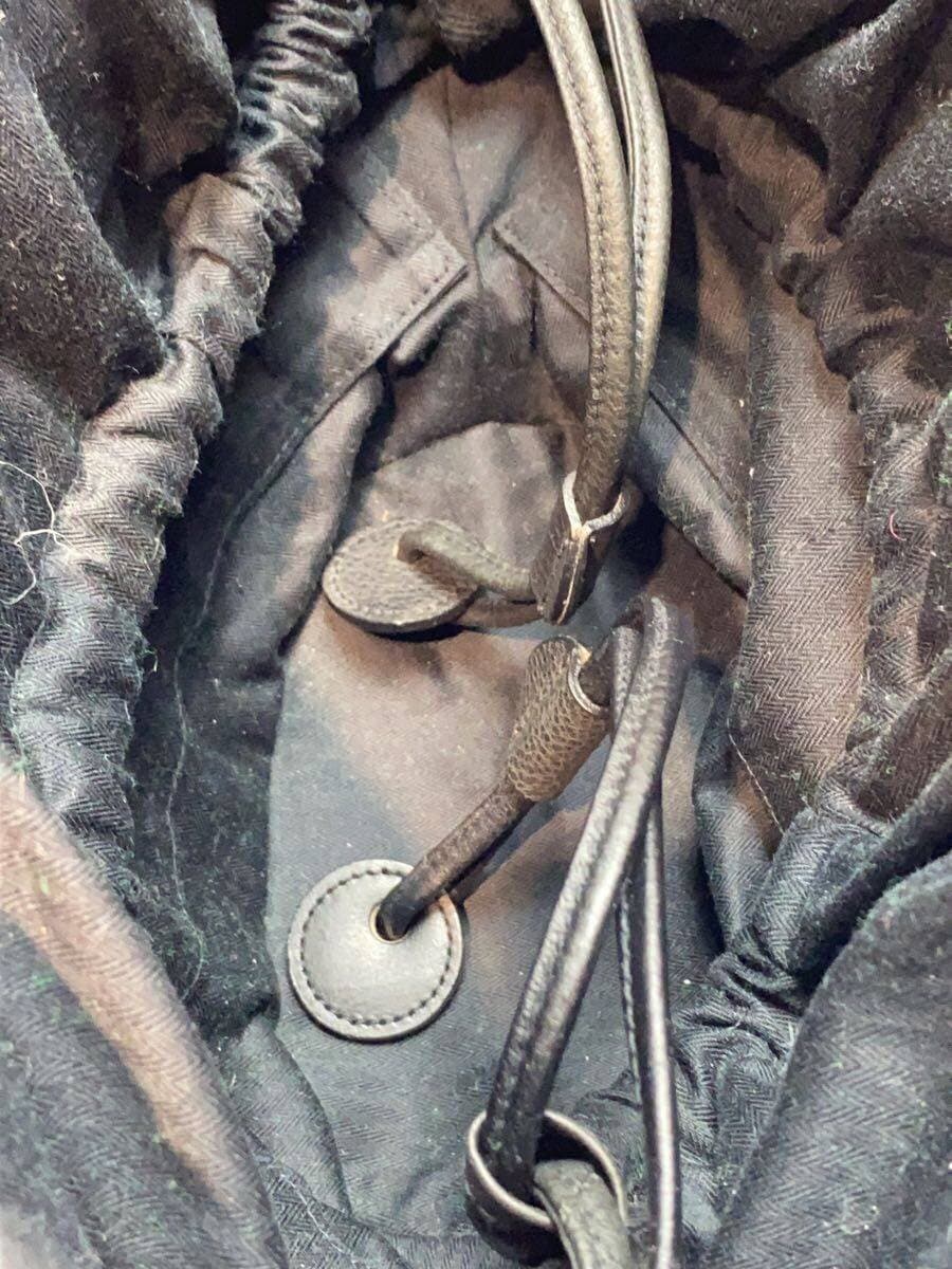 GENTEN Navona Ⅲ Basket Bag Cowhide BLK 6