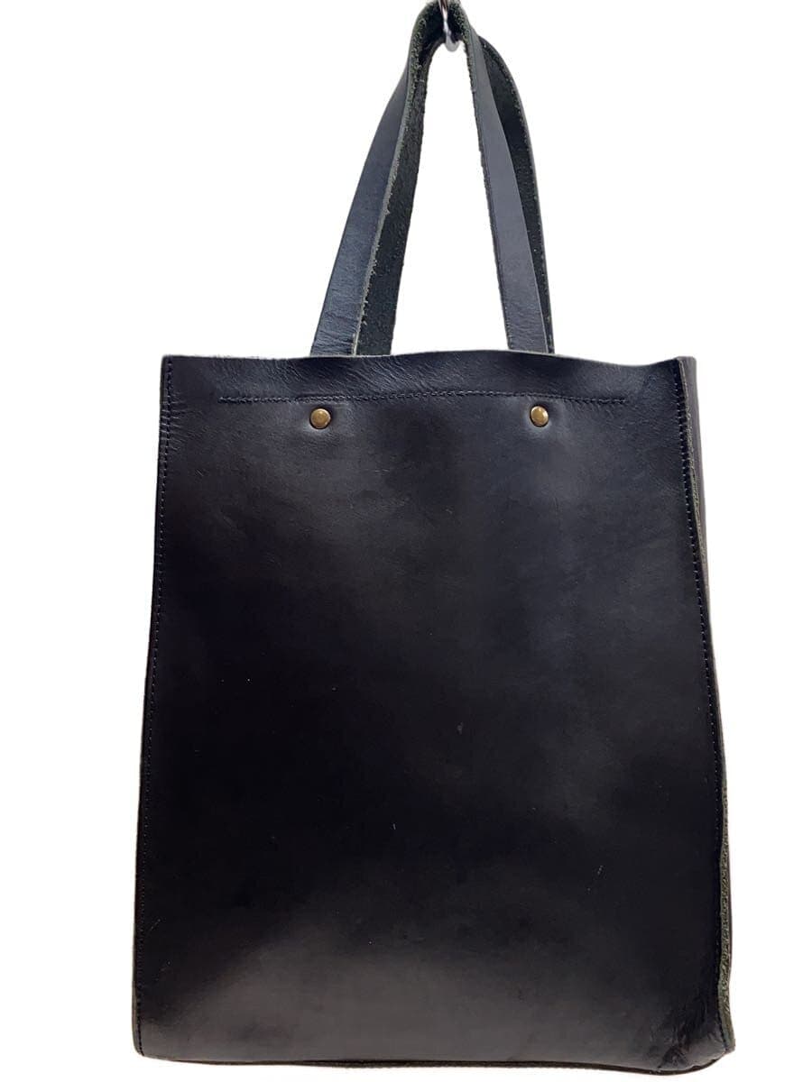 TIDEWAYNUME TATE TOTE Tote Bag Leather BLK Solid