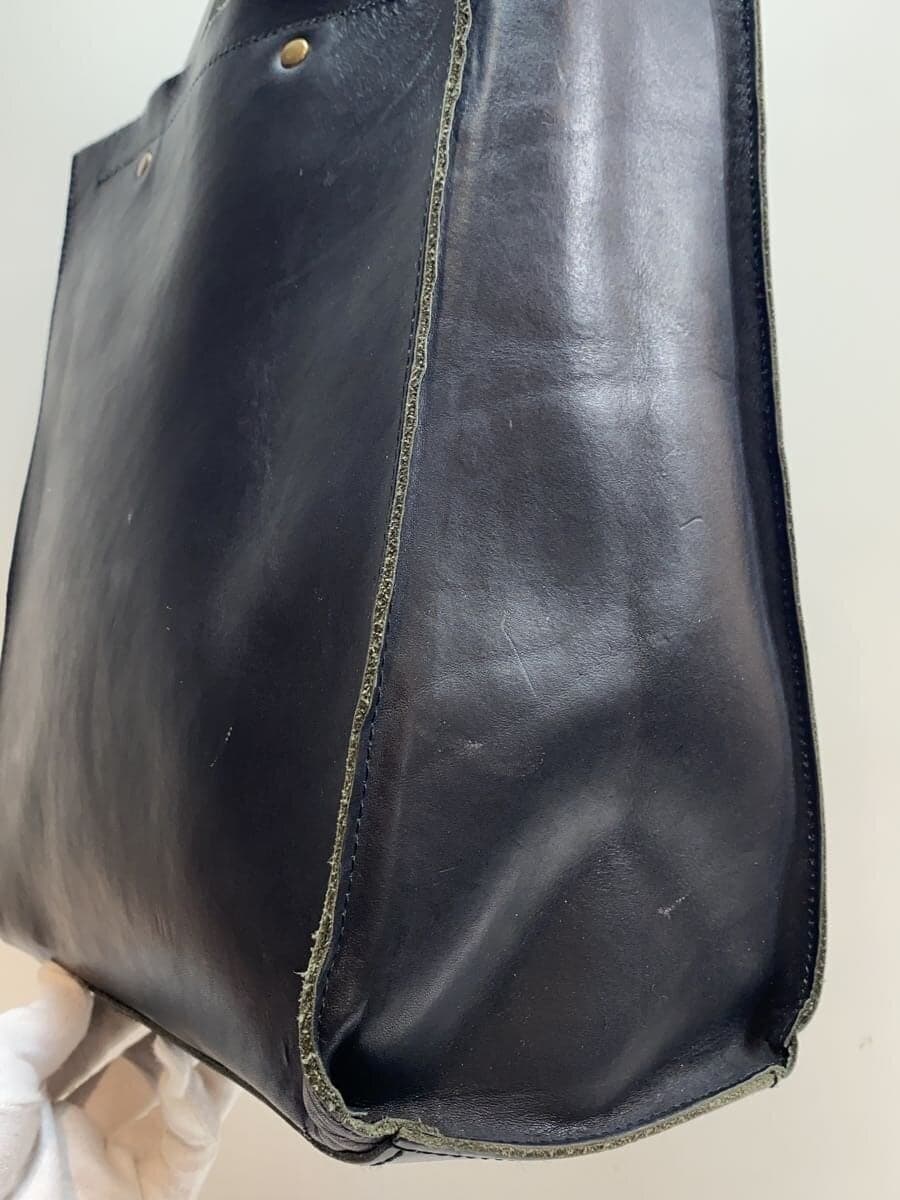 TIDEWAYNUME TATE TOTE Tote Bag Leather BLK Solid 2