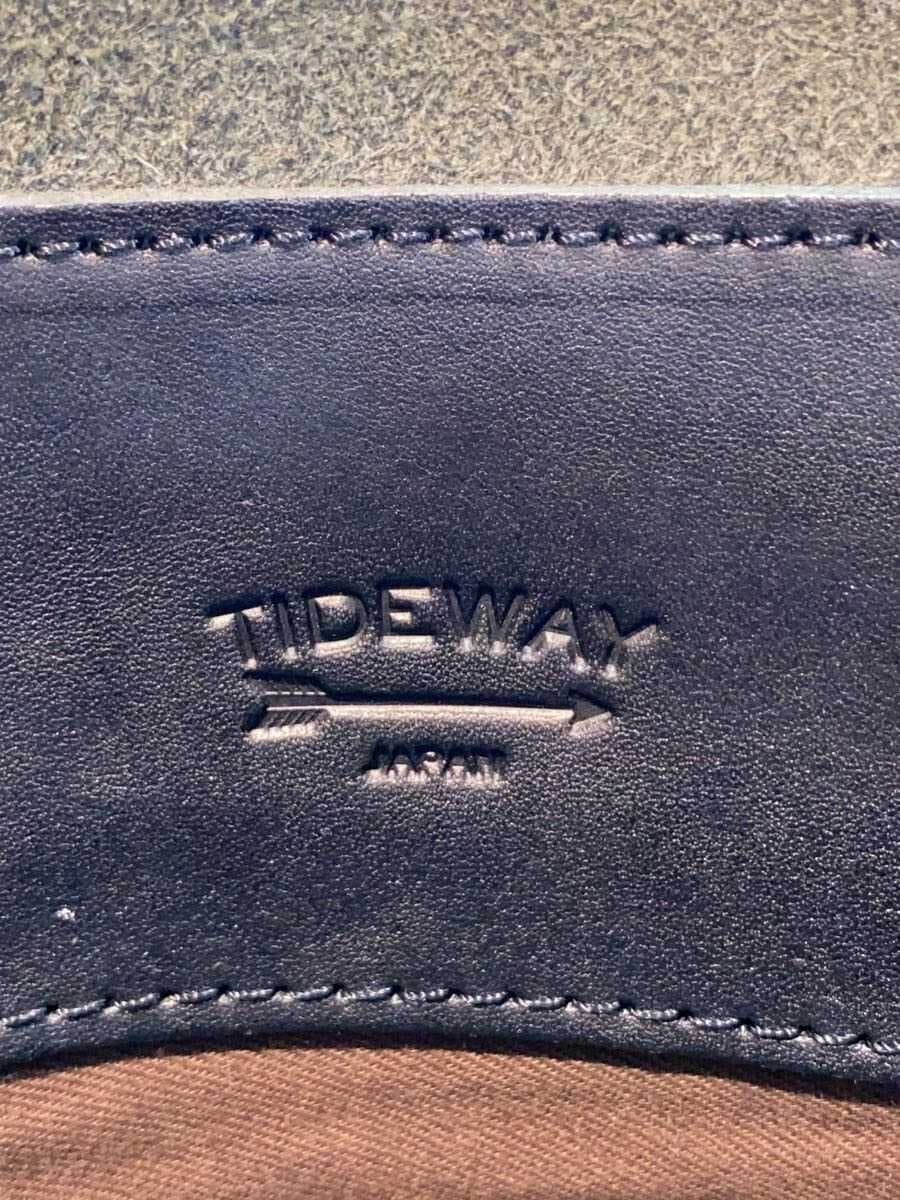 TIDEWAYNUME TATE TOTE Tote Bag Leather BLK Solid 5