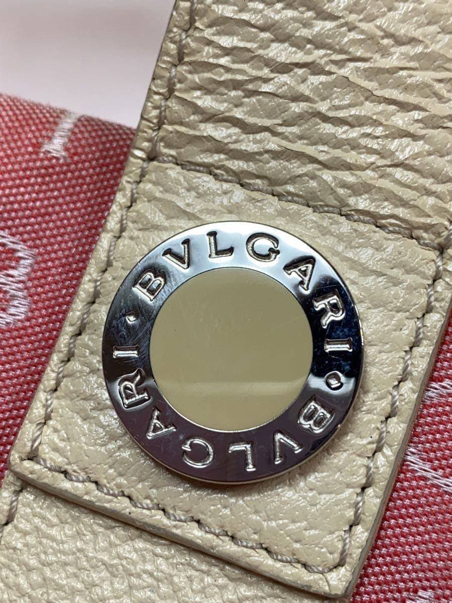 BVLGARI Logo Mania Tote Bag Canvas PNK All Over Pattern 5