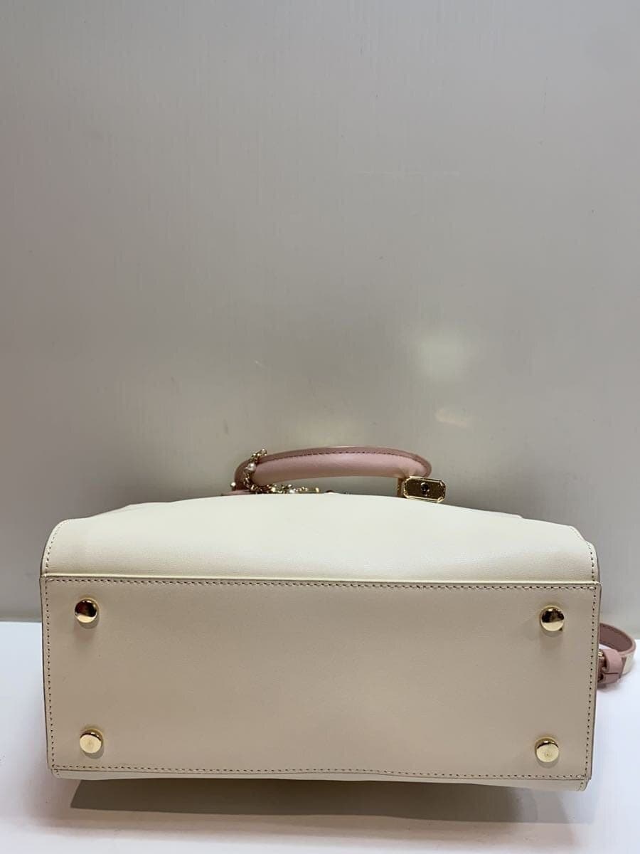 Samantha Thavasa Handbag Faux Leather WHT 4