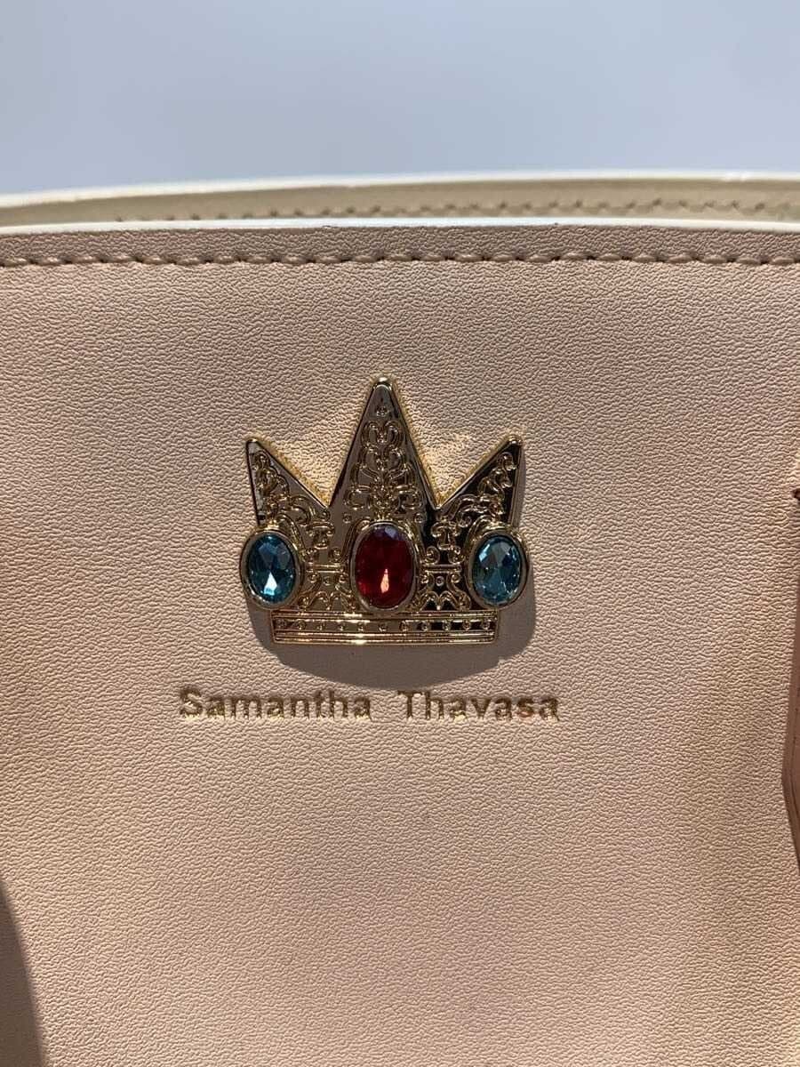 Samantha Thavasa Handbag Faux Leather WHT 5