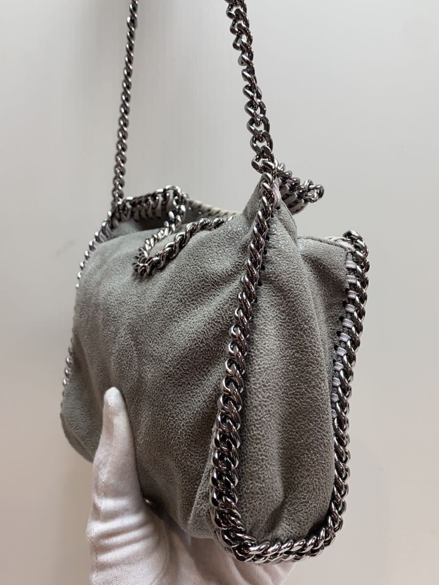 STELLA Mc CARTNEY Falabella Chain Shoulder Bag GRY 2