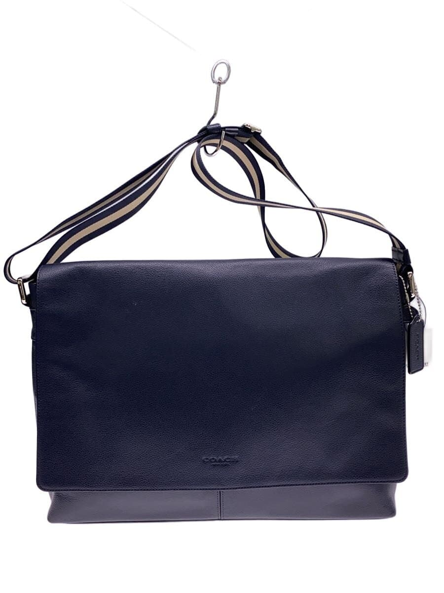 COACH shoulder bag leather NVY