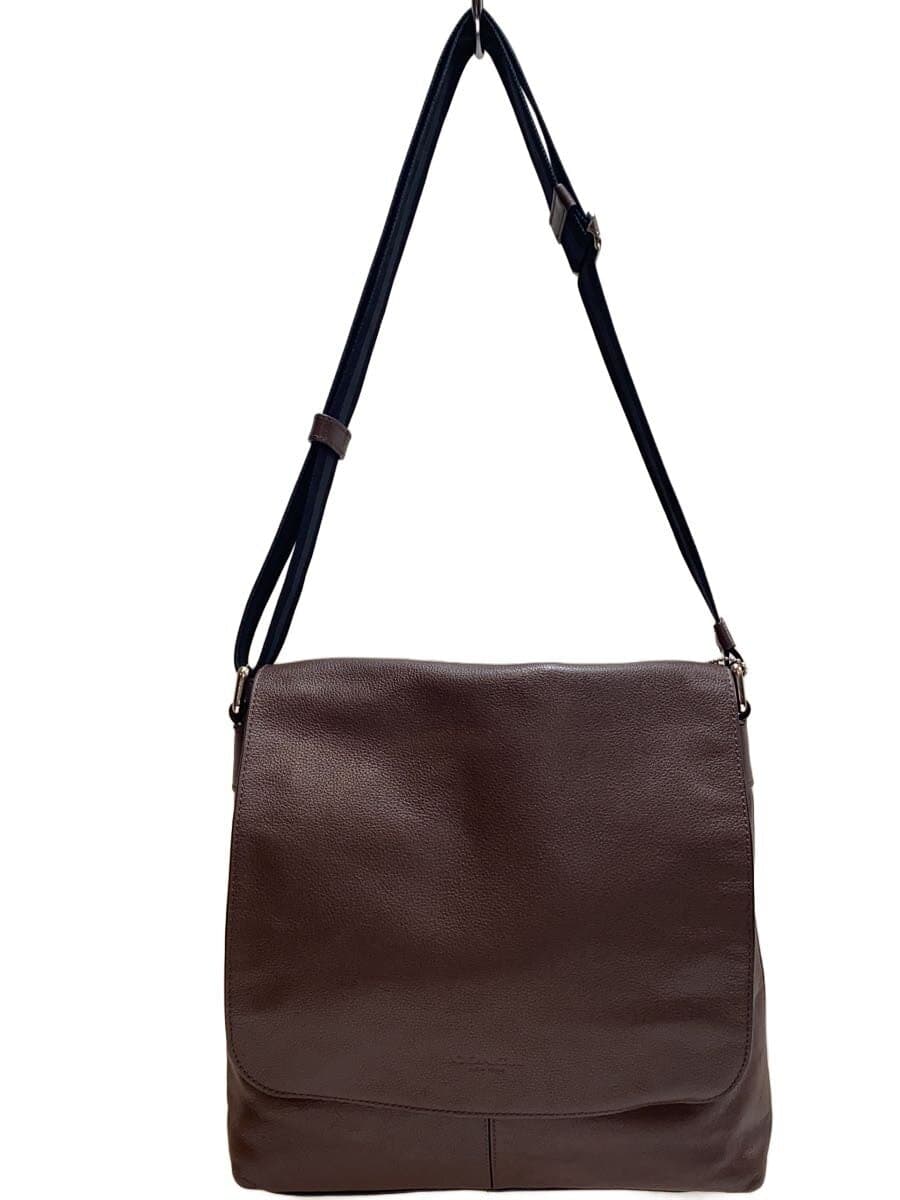 COACH Charles Small Messenger Bag Leather BRW F72362