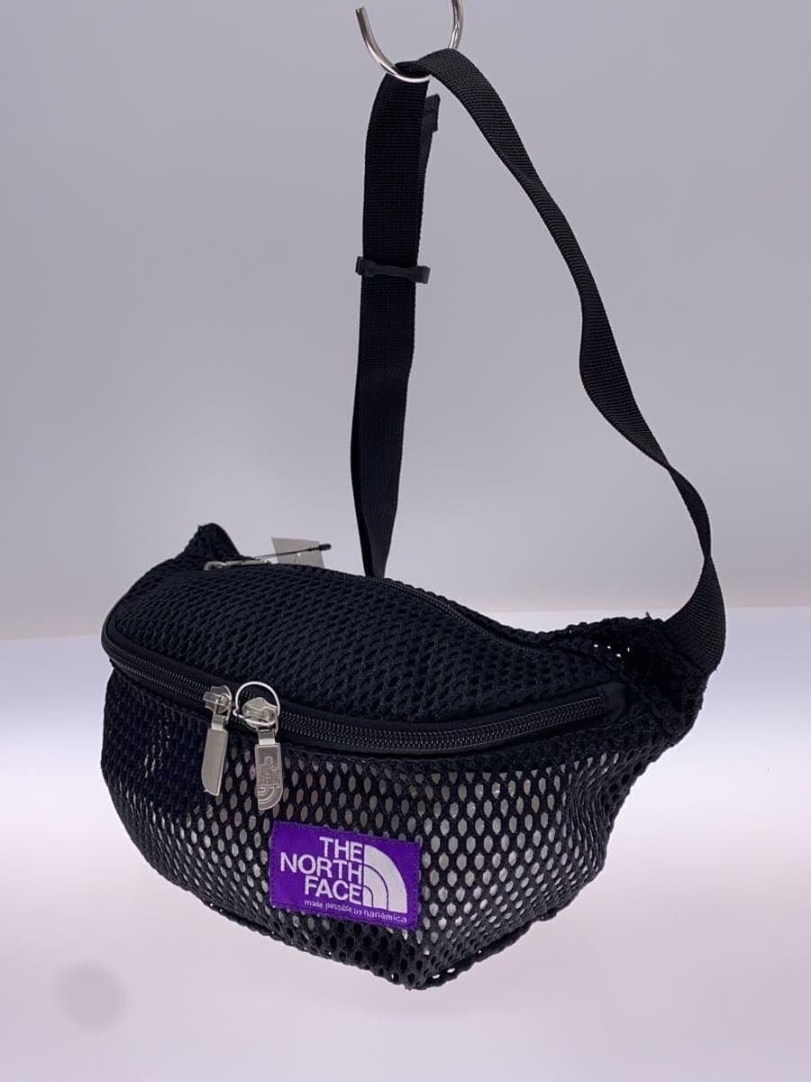 THE NORTH FACE PURPLE LABEL Mesh Waist Bag Polyester Black NN7210N 2