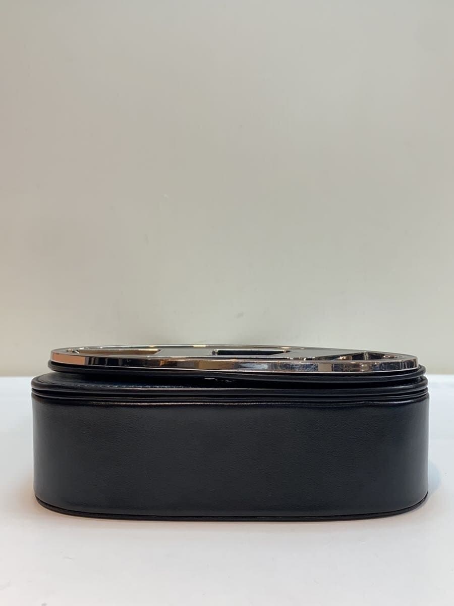 DIESEL1dr Shoulder Bag Leather BLK 4